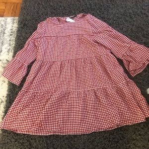 Zara gingham dress